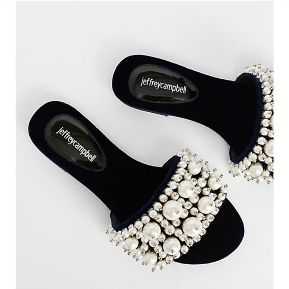 SOLD Free People Jeffrey Campbell Pearl Slide - Picture 4 of 4